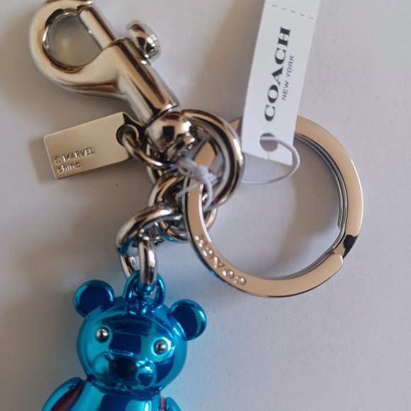 NWT Coach x Marvel Captain America Bear Bag Charm 2755 - Picture 3 of 8